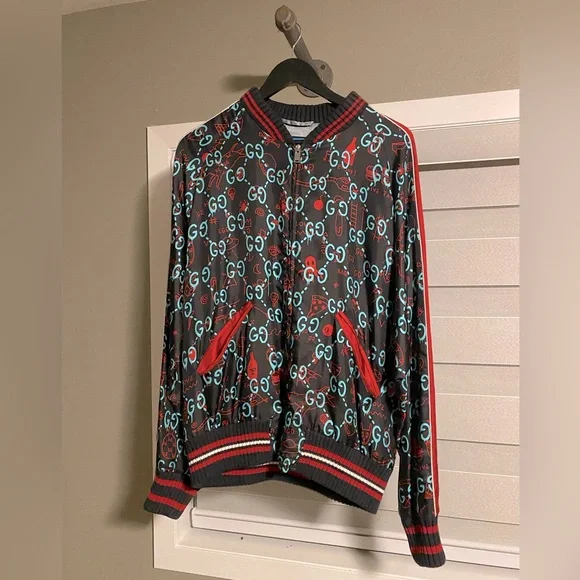 Guccighost bomber jacket best sale